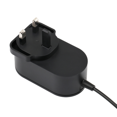 UKCA πιστοποίησε το βρετανικό προσαρμοστή 30V 800mA τοίχων παροχής συνεχούς ηλεκτρικού ρεύματος εναλλασσόμενου ρεύματος βουλωμάτων